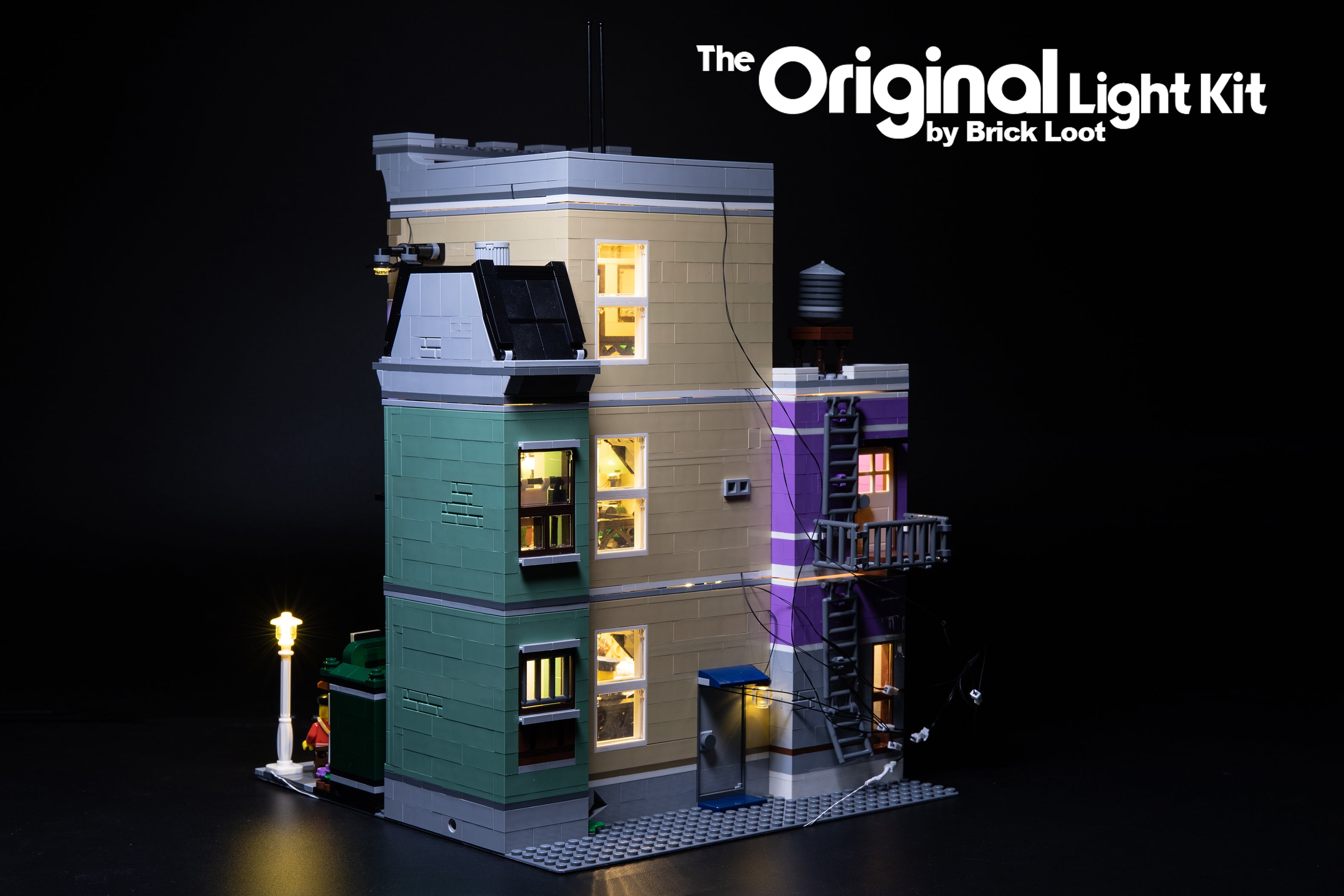 LED Lighting Kit for LEGO Creator Police Station 10278