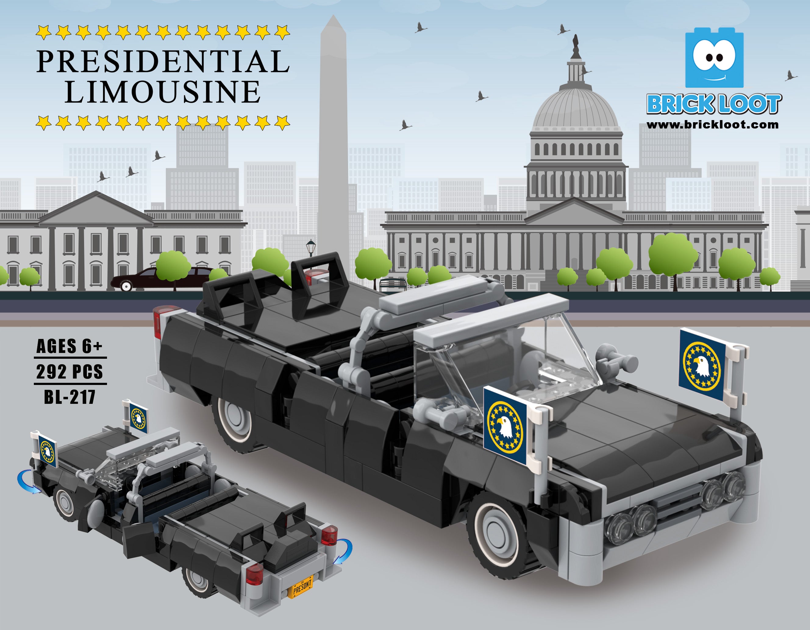 Presidential Limo Brick Set