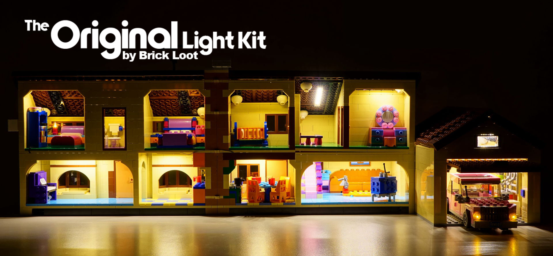 LED Lighting Kit for LEGO The Simpsons House 71006 Brick Loot