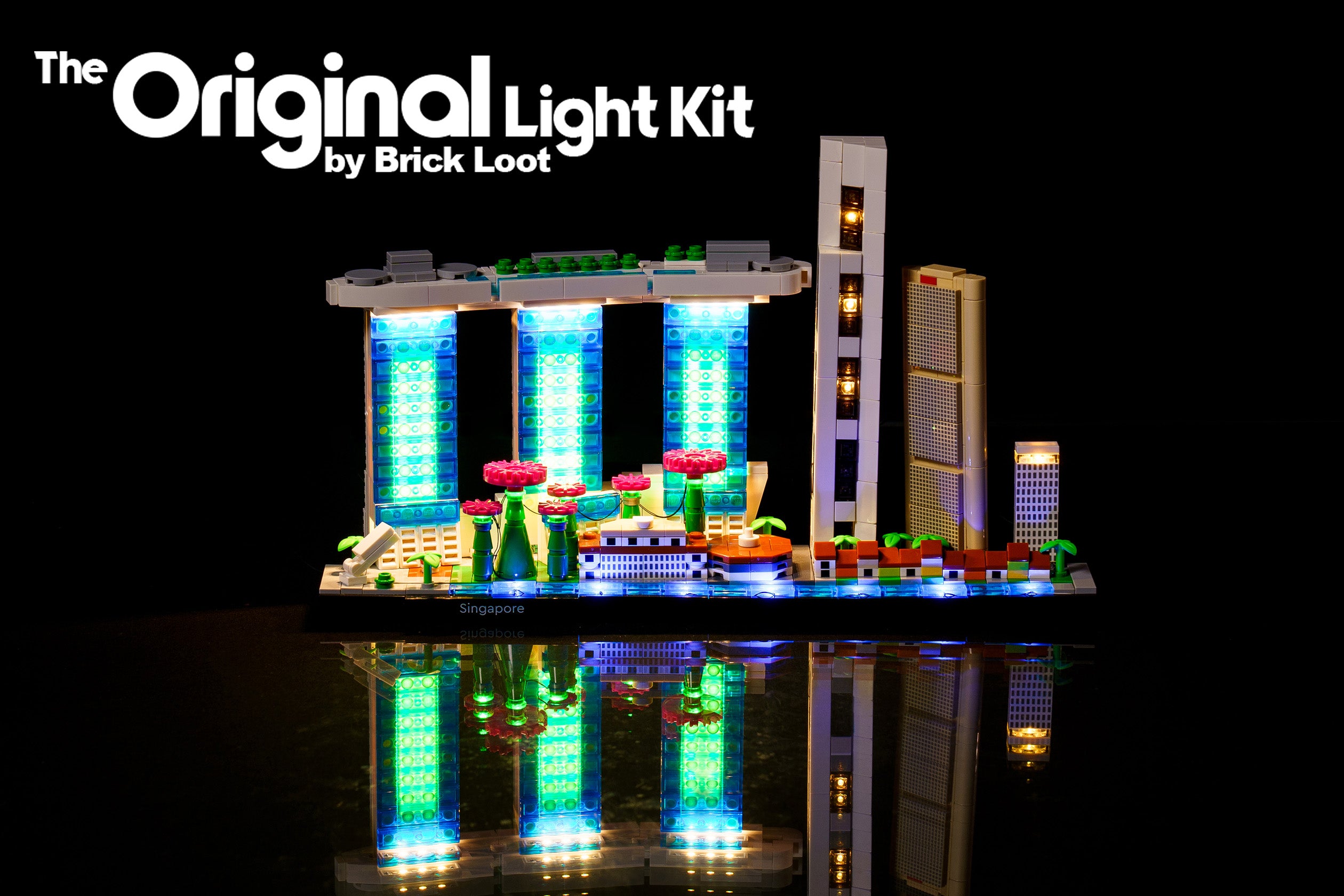 LED Lighting Kit for LEGO Architecture Skyline Collection Singapore 21