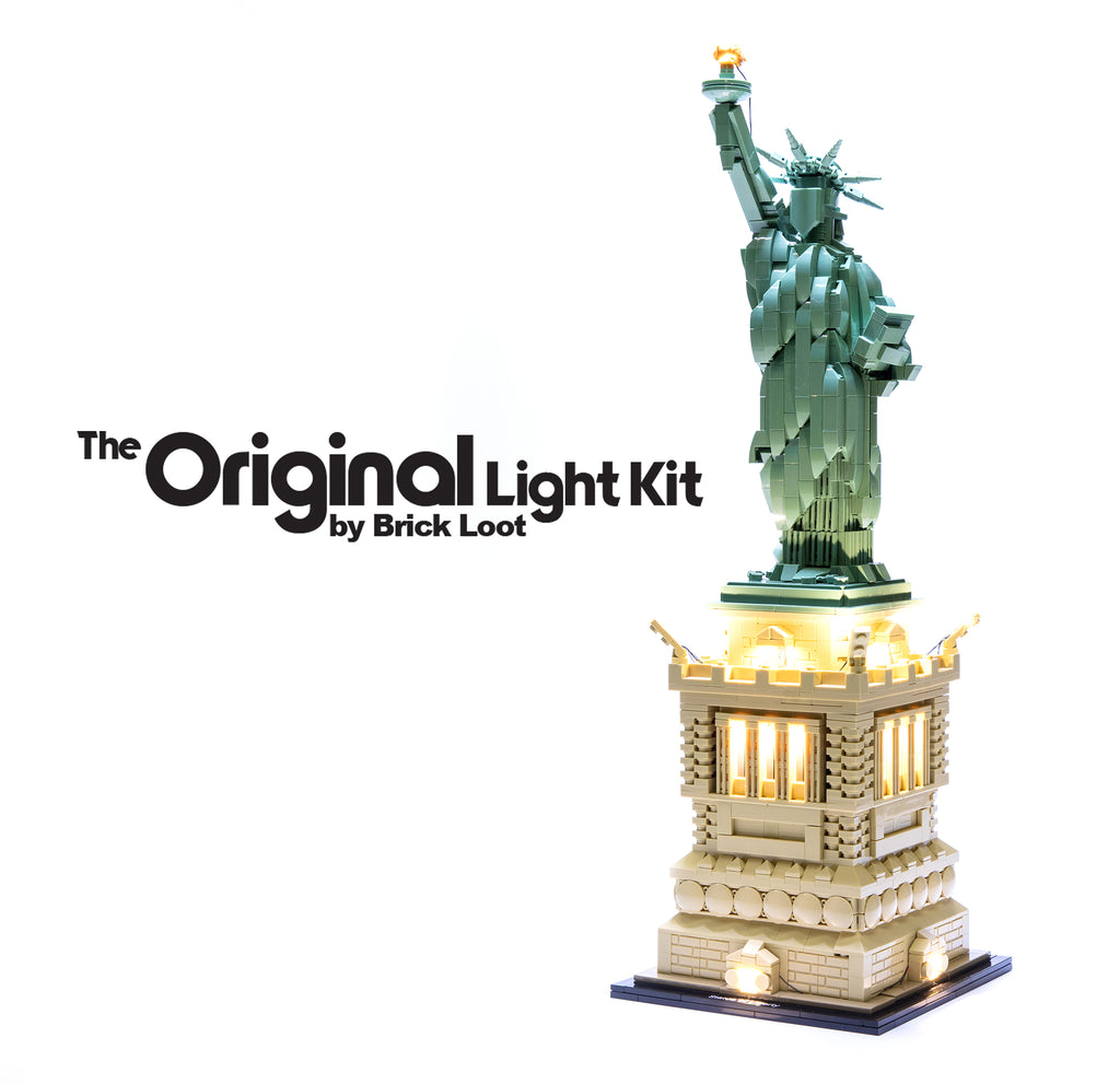 LED Lighting Kit for LEGO Architecture of Liberty 21042 Brick Loot