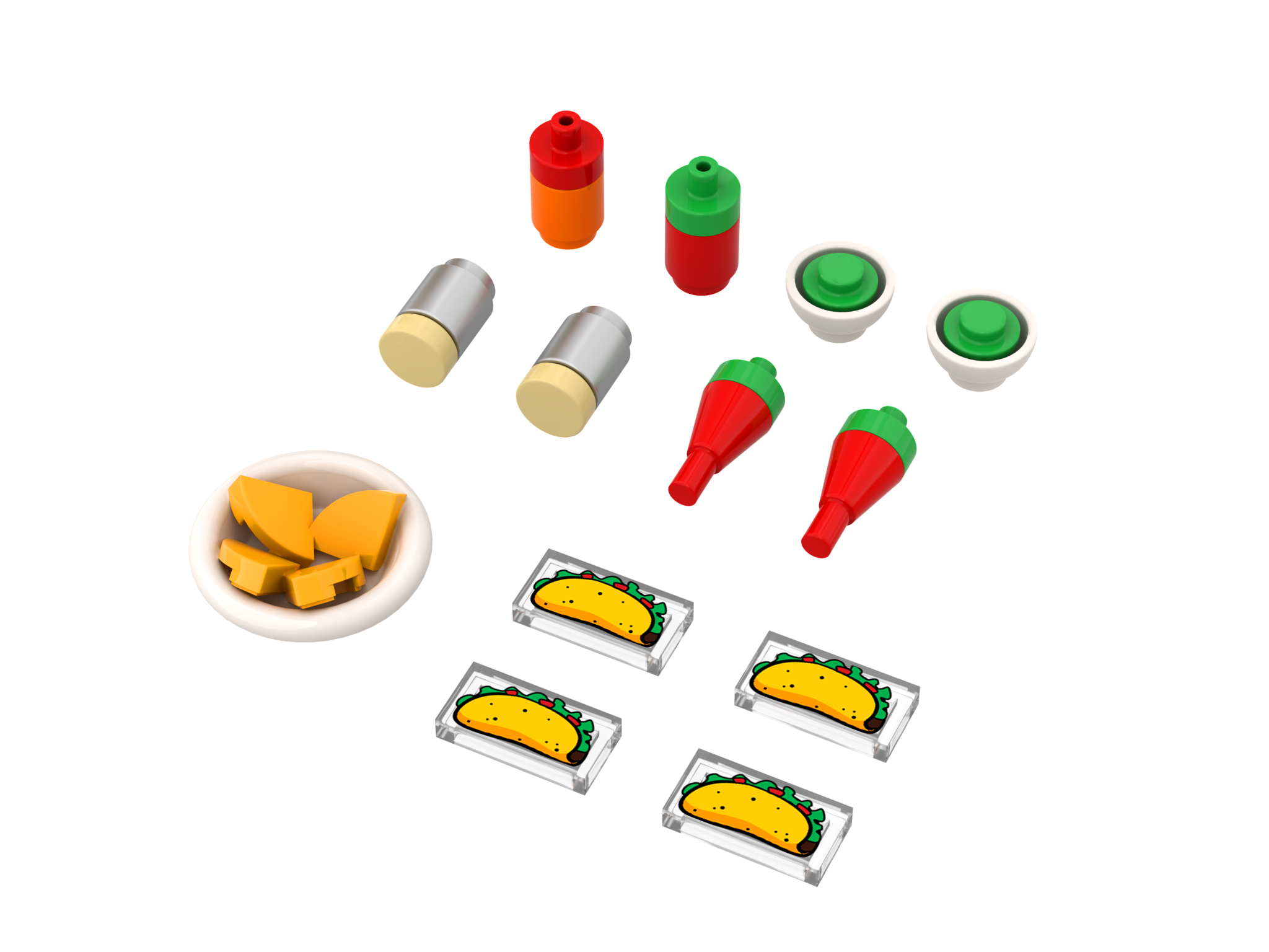 Brick Street Taco Truck Brick Set