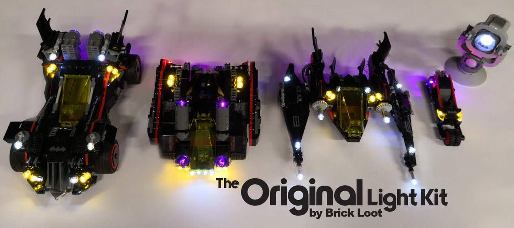 Lighting kit for LEGO Movie - The Ultimate Batmobile 70917 – Brick