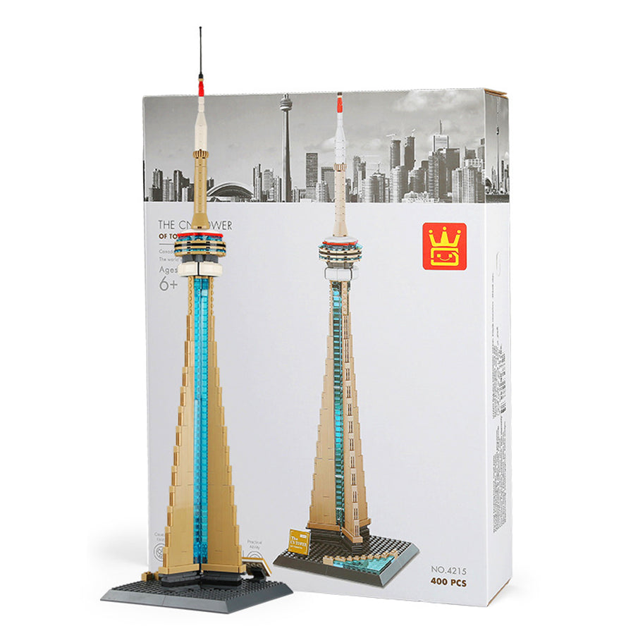 Architecture The CN Tower Toronto Canada Brick Set