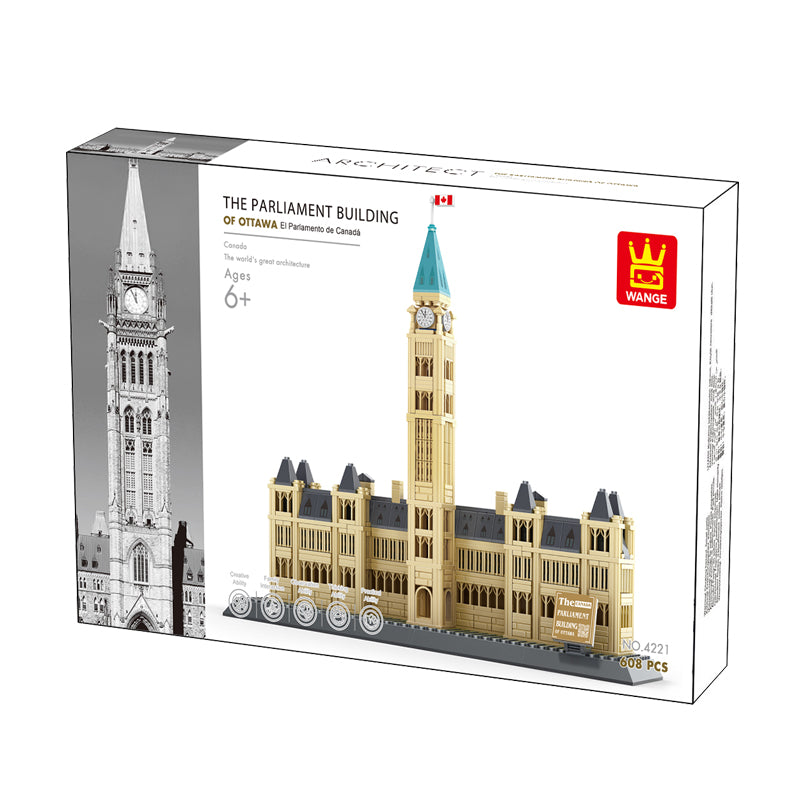 Architecture The Canadian Parliament Building Brick Set