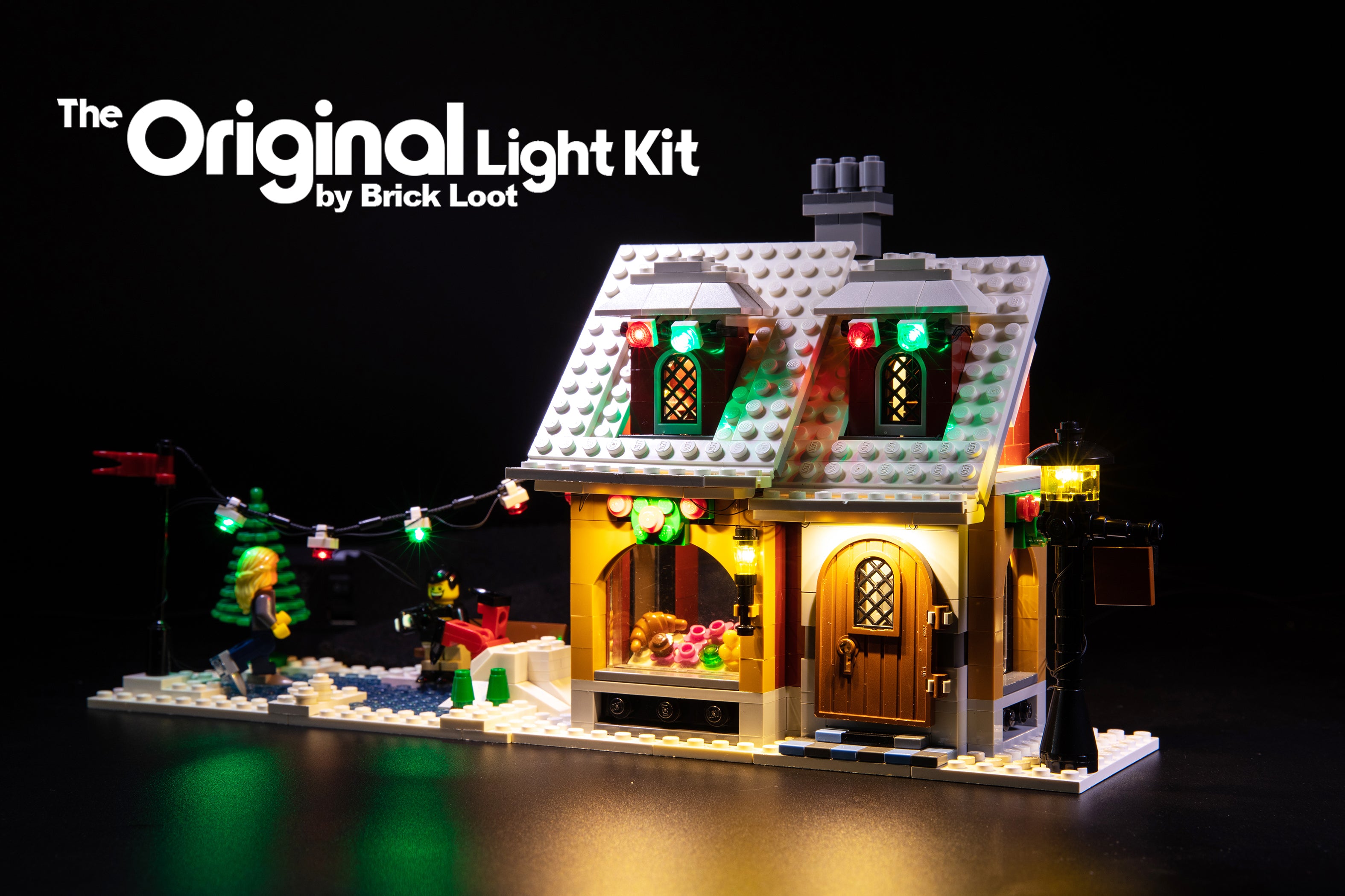 LED Lighting Kit for LEGO Winter Village Holiday Bakery 10216