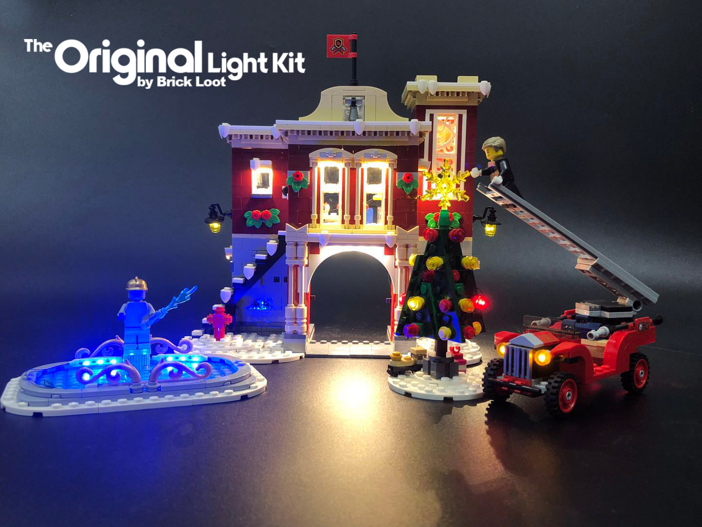 Lego creator winter village best sale fire station