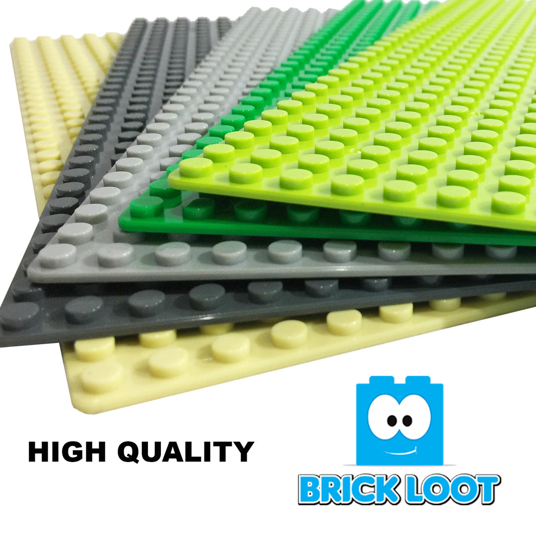 LEGO BASEPLATE ~ 16 x 32 stud (5" x 10") 16x32 Base Plate Blue  Green Gray *NEW*
