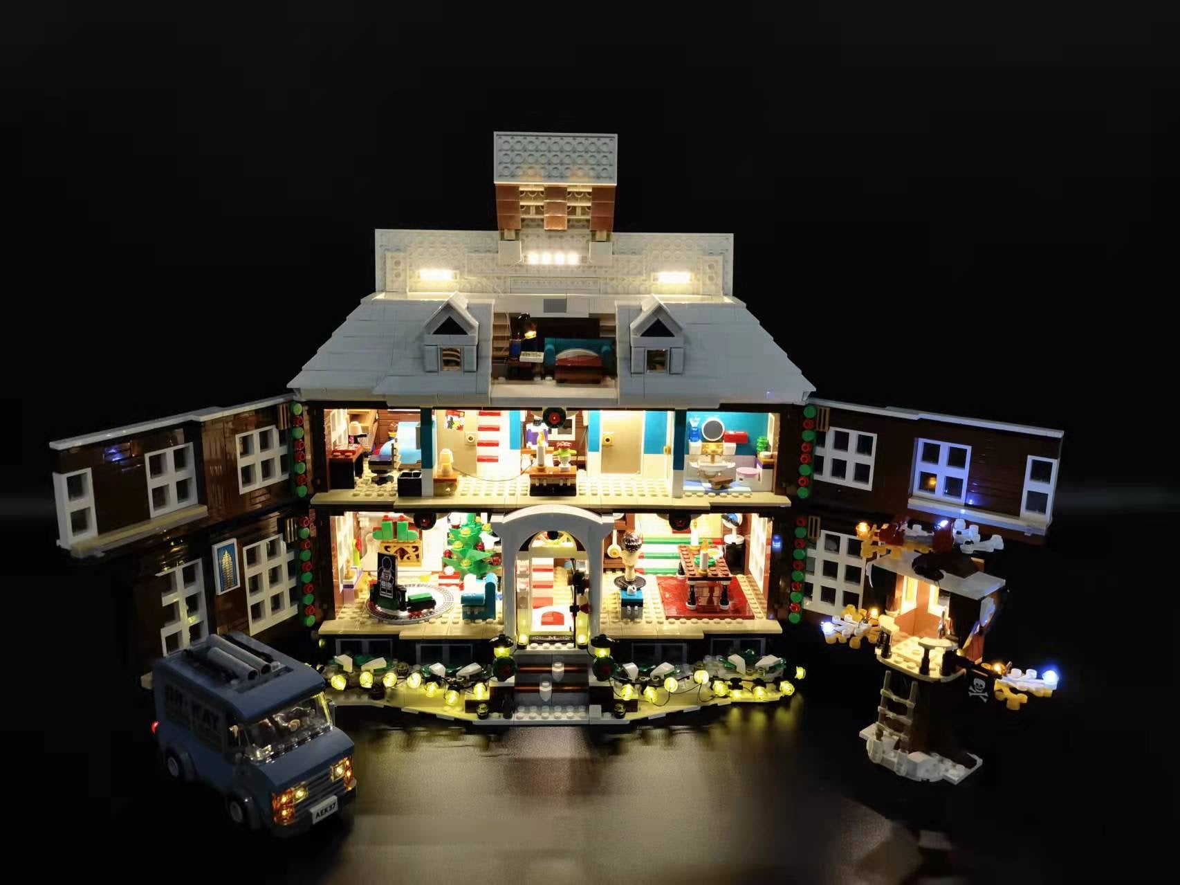 LED Lighting Kit for LEGO Ideas Home Alone set 21330 Brick Loot